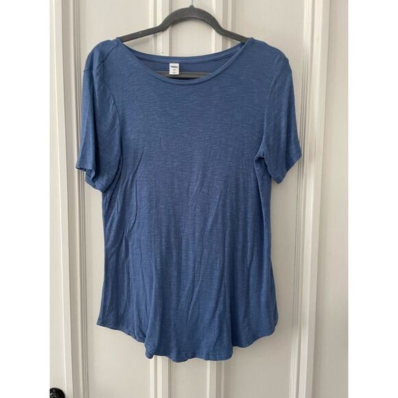 Old Navy Tops - Old navy luxe blue tee S